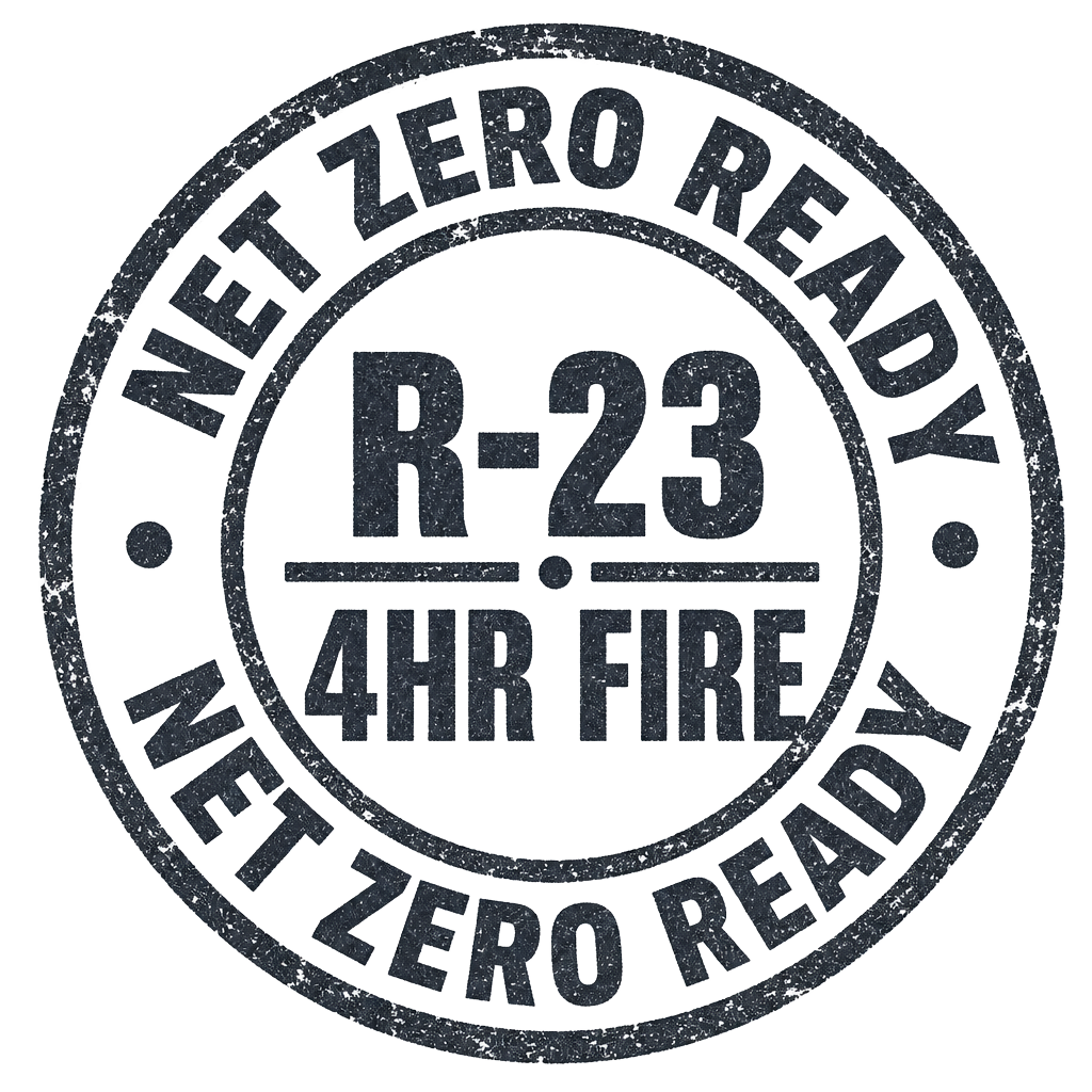 Net Zero Ready · R-23 · 4HR Fire