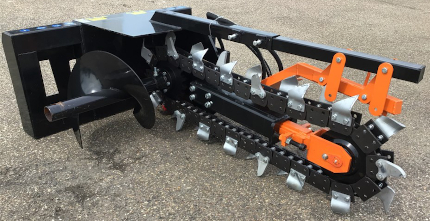 Skid Steer Hydraulic Trencher